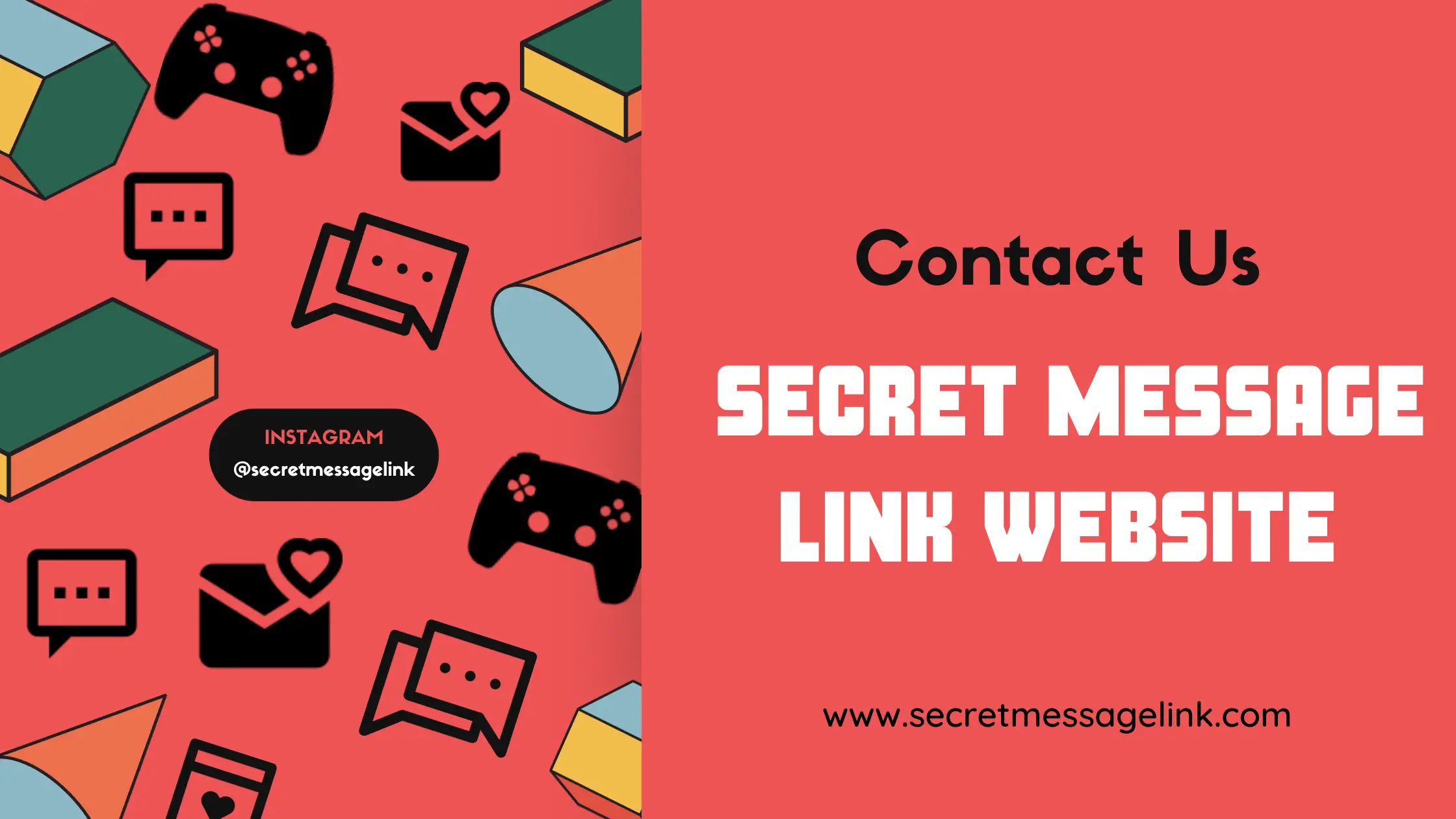 Contact Secret Message Link Support Banner