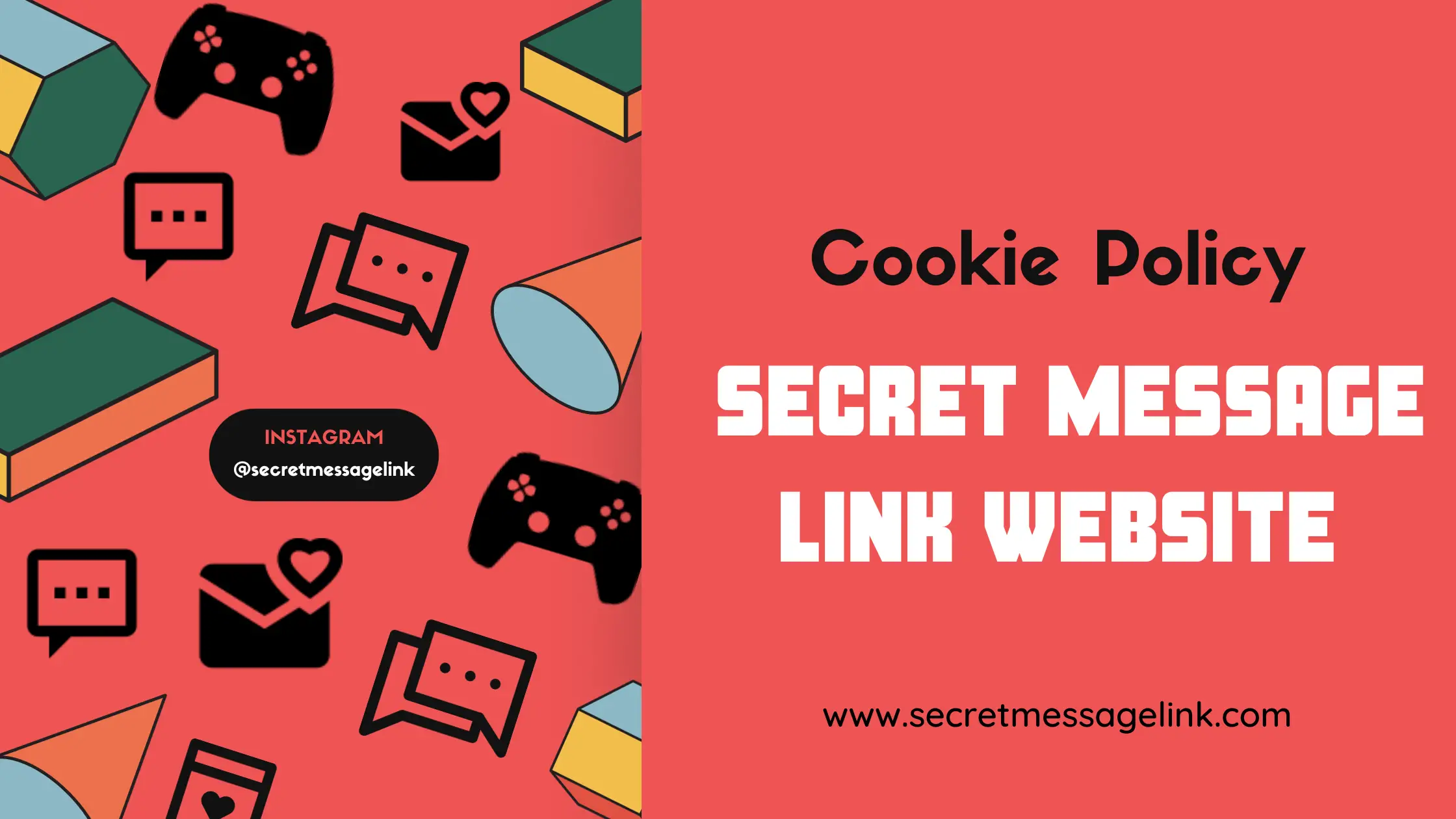 Secret Message Link Cookie Policy Banner