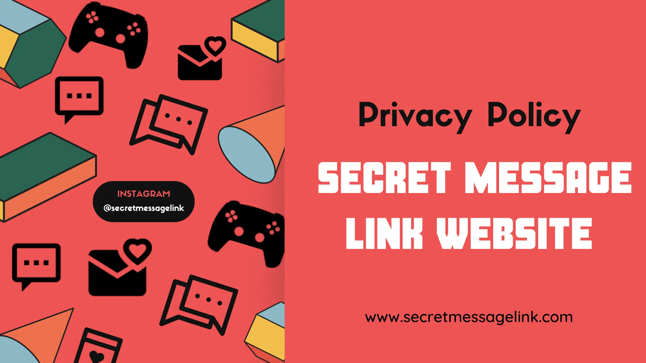 Secret Message Link Privacy Policy Banner
