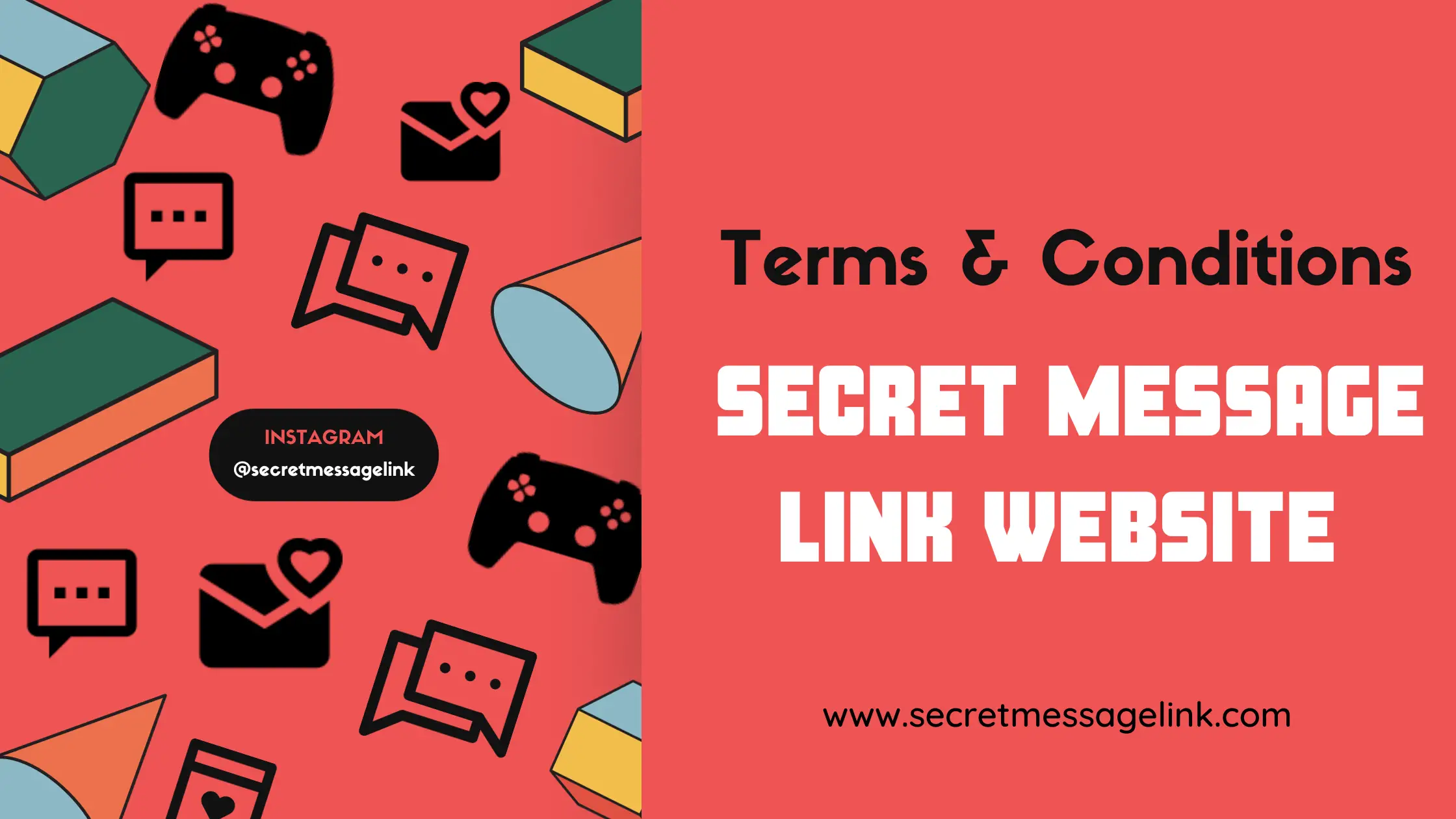 Secret Message Link Terms and Conditions Banner