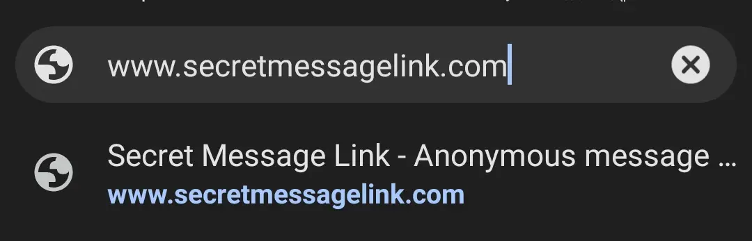 how to create secret message link Step 1 how to create secret message link Step 1